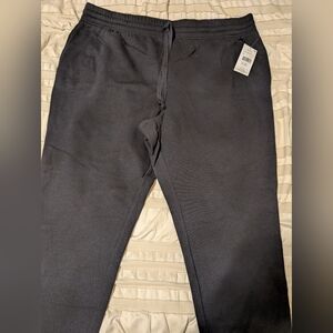 George Black Jogger Sweatpants with Drawstring Waist
